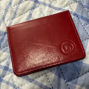 54. Danier Red Wallet - Italian Leather